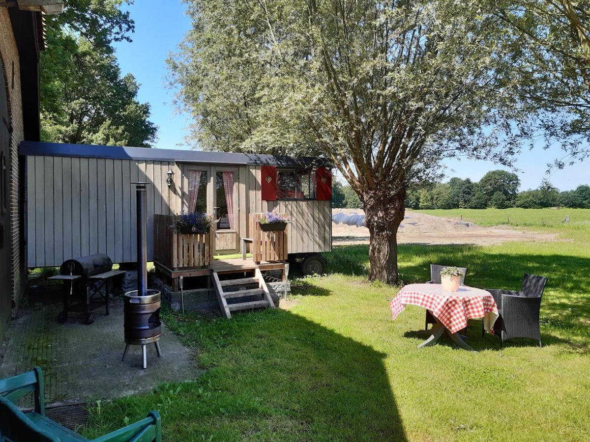 Ferienwohnung Pipowagen 'klein Hoonhorst' Putten Exterior foto